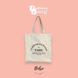 BOLSO Flowers Large Canvas Tote