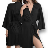 SWEET DREAMS Soft Flowy Robe with Belt