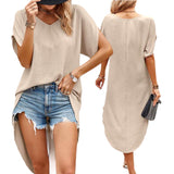 BLUSA Long Back Batwing Top