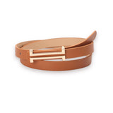 TAILLE Decor Buckle Adjustable Fashion Skinny Belt