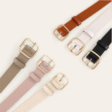 TAILLE 3pc Belt Set 1.1” Gold Buckle