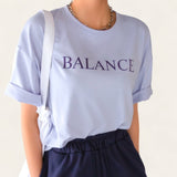 BLK Balance Printed Drop Shoulder Loose Tee Top