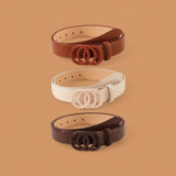 TAILLE 3pc Set 1” Special Decor Buckle Belts