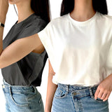 BLK Basic Knit Square Tee