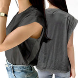 BLK Basic Knit Square Tee