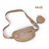BOLSO Everyday Soft Leather Fanny Pack with Coin Purse