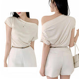 BLK Knit Off Shoulder Shirt Top