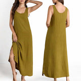 SWEET DREAMS Lounge Cozy Round Neck Maxi Night Gown Dress