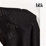 BLK Knit Lace Stretch Fitted Bodysuit Summer Top