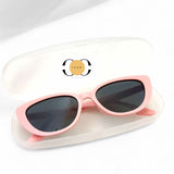 ILUV Cat Eye Sunglasses – Pink Retro Frame | Stylish Women’s Eyewear with Case