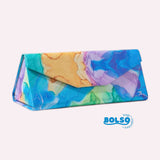 BOLSO Moroccan Print Foldable Eyeglass Storage Case