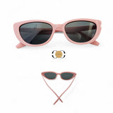 ILUV Cat Eye Sunglasses – Pink Retro Frame | Stylish Women’s Eyewear with Case