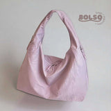 BOLSO Large Macaroon Water Resistant Canvas Commuters Tote Bag