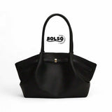 BOLSO Soft Leather Slouchy Elegant Everyday Hand Bag (ONHAND)