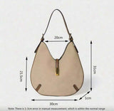 PREORDER BOLSO Suede Slim Hobo Shoulder Bag