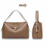 PREORDER BOLSO Premium Classic Leather Pillow Shoulder Bag w Sling