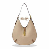PREORDER BOLSO Suede Slim Hobo Shoulder Bag