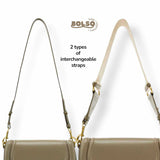 PREORDER BOLSO Premium Structure Saddle Shoulder Bag - 2 Straps