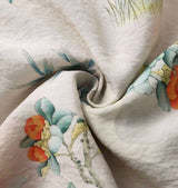 GYPSY Relax Loose Square Floral Printed Woven Top