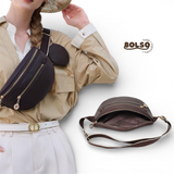 BOLSO Everyday Soft Leather Fanny Pack with Coin Purse