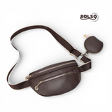 BOLSO Everyday Soft Leather Fanny Pack with Coin Purse