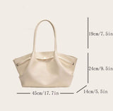 PREORDER BOLSO Soft Leather Slouchy Elegant Everyday Hand Bag (7-12days)