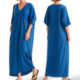 BLK Loose Resort Lounge Premium Maxi Woven Dress