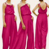 KENDALL Woven Halter Top and Pants Set