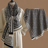 WRAP Warm Jacquard Shawl Scarf (Onhand)