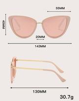 ILUV Cat Eye Fashion Sunglasses w 2 FREE Case