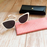 ILUV Cat Eye Fashion Sunglasses w 2 FREE Case