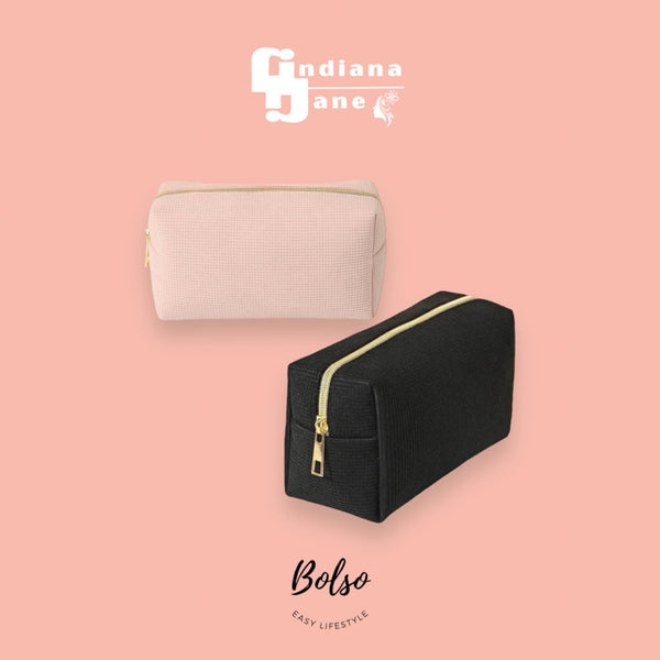BOLSO Textured Vanity Pouch