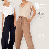 MEADOW Woven Color Block Top and Pants Coords