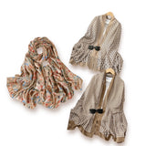 WRAP Silky Rectangular Printed Scarf