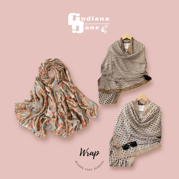 WRAP Rectangular Printed Scarf