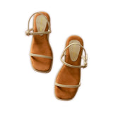 HELEN Mocha Platform Sandals