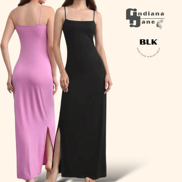 BLK Knit Stretch Maxi Lounge Dress