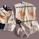 WRAP Warm Jacquard Shawl Scarf (Onhand)