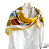 WRAP Square Abstract Printed Elegant Scarf