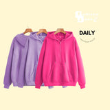 CHILL Zip Up Classic Hoodie La Femme
