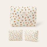 BOLSO XL Cute Print Quilt Zipper Pouch Organizer