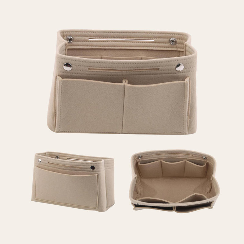 BOLSO Felt Bag Insert Multiple Pocket Organizer