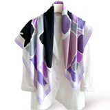 WRAP Square Abstract Printed Elegant Scarf