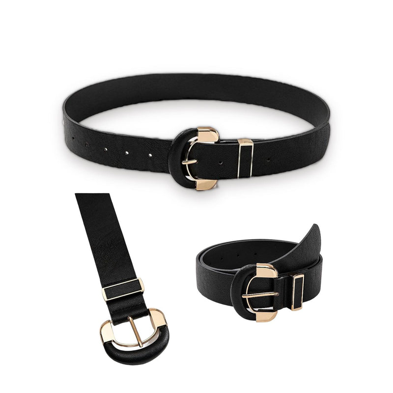TAILLE Covered Buckle Adjustable Fashion Belt