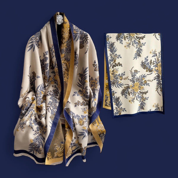 WRAP Warm Shawl Rectangular WRMNVY