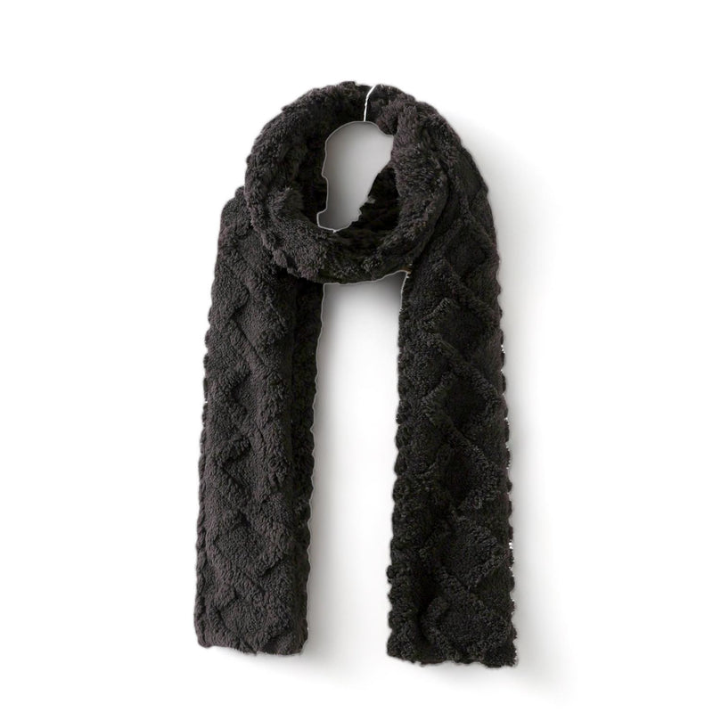 WRAP Embossed Plush Scarf