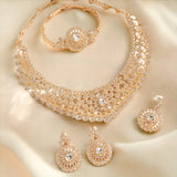 BLING 5pc Set Bespoke Jewelry Set Necklace Bracelet Ring Earrings