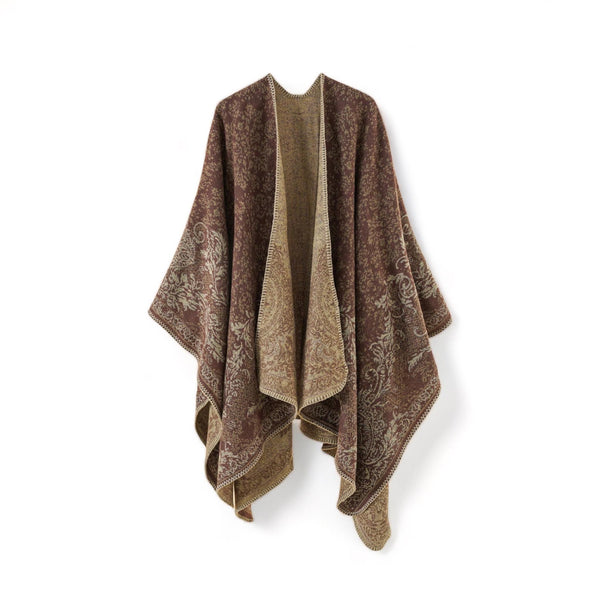 WRAP Plaid Cloak Shawl Scarf DBRW