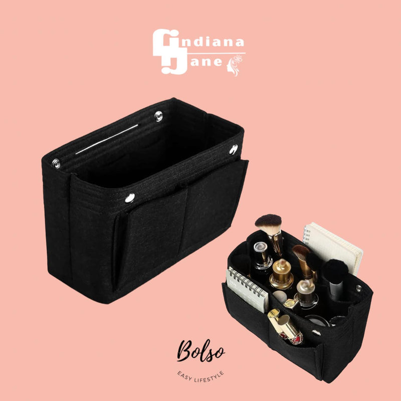 BOLSO Felt Bag Insert Multiple Pocket Organizer