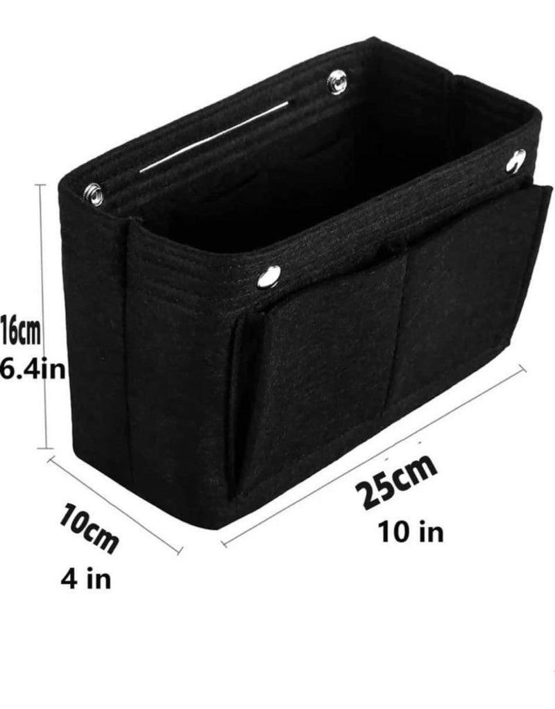 BOLSO Felt Bag Insert Multiple Pocket Organizer